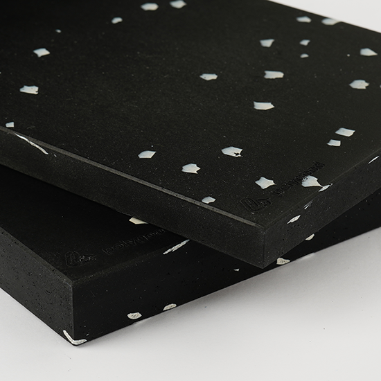 Polygood plade af genanvendt plast - PS1202 Reverse Timeless Duo